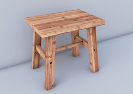 Bamboo stool