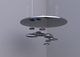 Hanging lamp livingroom
