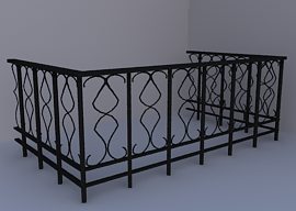 Railings metal